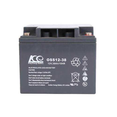 英国12v38ah SS12-38铅酸免维护应急灯UPS消防配电机柜