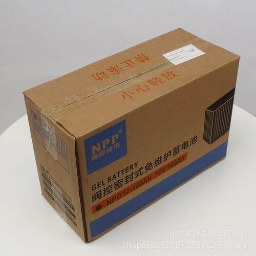 耐普蓄电池12v38ah铅酸免