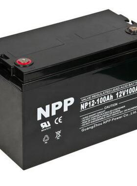NPP耐普NP12-100铅酸蓄电池12V100AH 直流屏太阳能ups蓄电池 现货