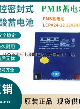 PMB蓄电池LCPA24-12 12V24AH消防照明 UPS电源配套 EPS直流屏电池