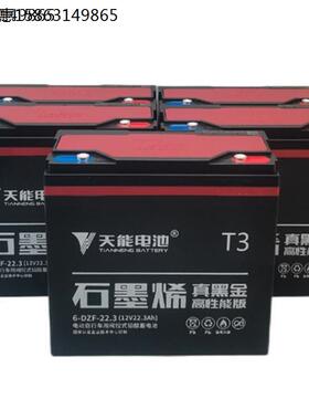 6-DZF-22.3黑金T3电池电动车电瓶 石墨烯电池 72V22(6块装) 北京