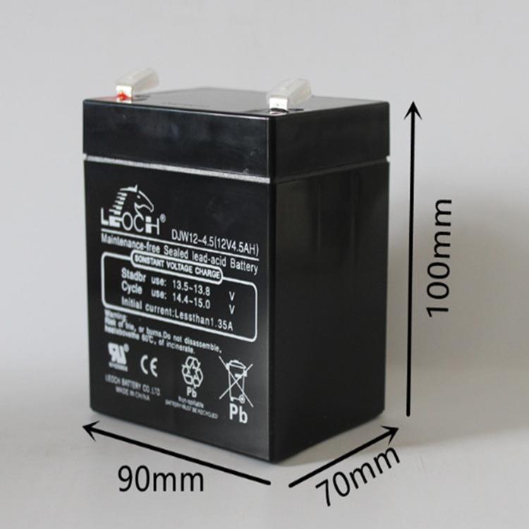 LEOCH  DJW6-4.5蓄电池6V4.5AH电子秤电瓶 音响卷帘门UPS电池