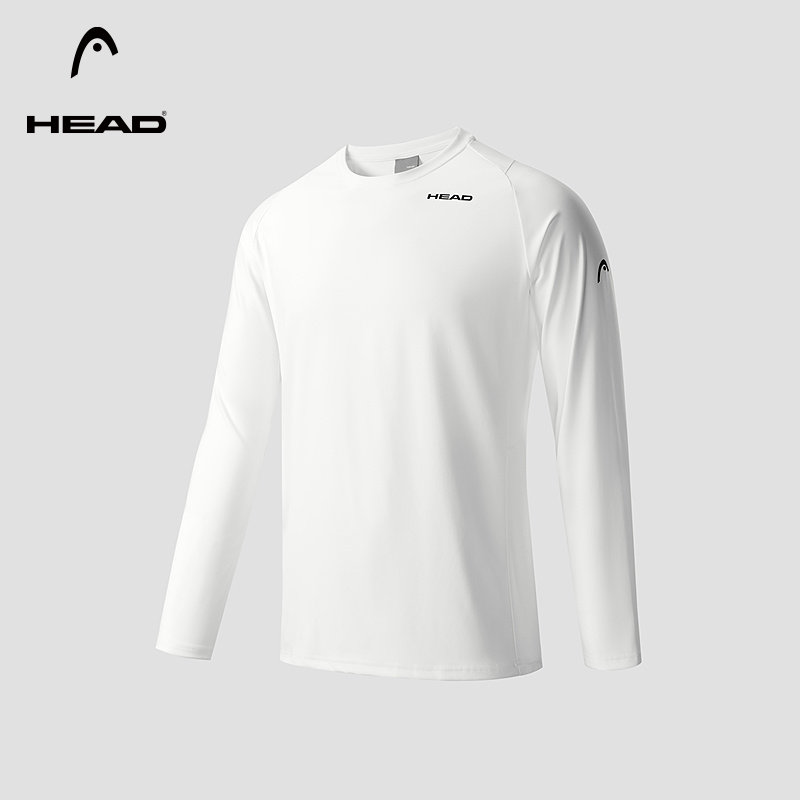 HEAD海德网球运动圆领长袖T恤男