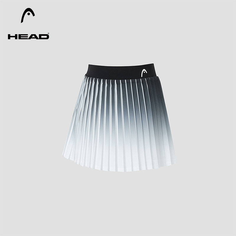 HEAD海德渐变网球裙百褶有内衬女图片