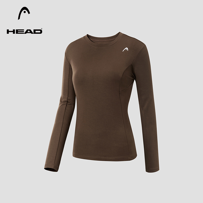 HEAD海德综合训练圆领长袖T恤女