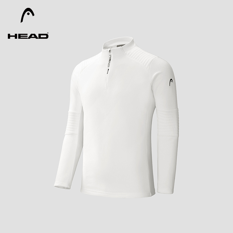 半开襟HEAD海德抗菌抓绒卫衣男