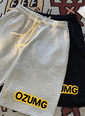 日系潮牌休闲短裤男夏季美式vibe复古宽松百搭五分裤高街痞帅篮球