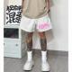字母印花短裤 休闲裤 男款 薄款 宽松潮牌直筒篮球运动 美式 青少年夏季