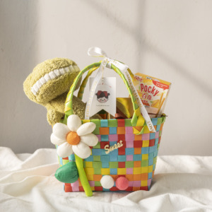 幼儿园生日回礼礼物 宝宝周岁宴 伴手礼送小朋友生日礼物可爱篮子