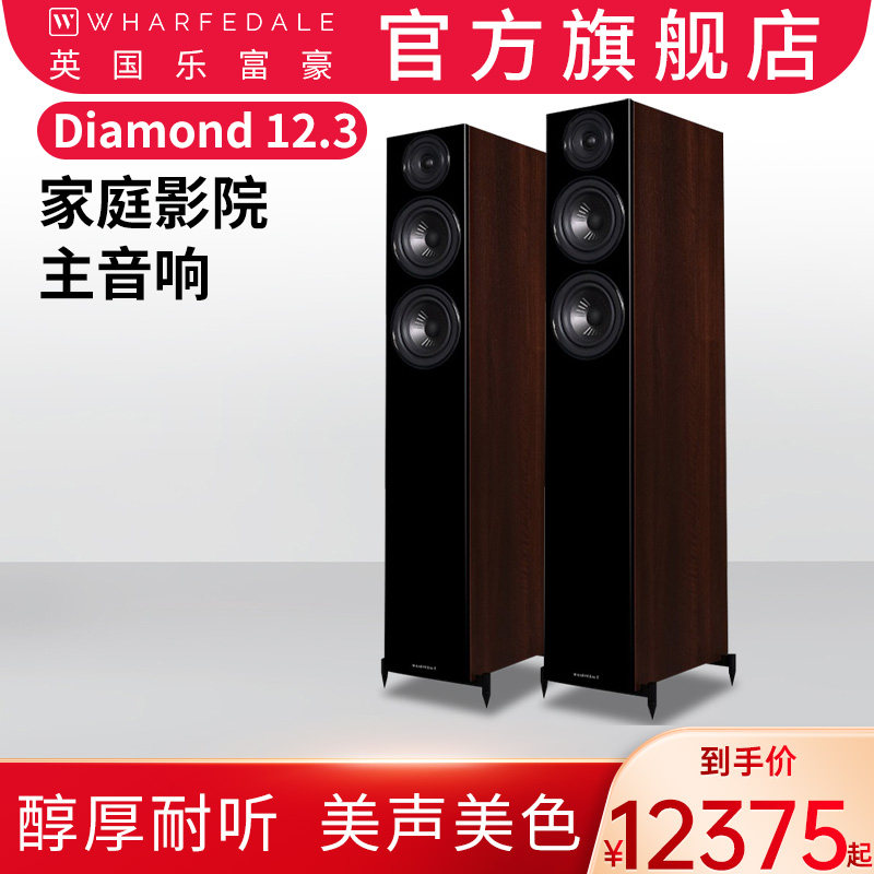乐富豪钻石12.3家庭影院主音响HIFI音响落地音箱电视发烧音箱对箱