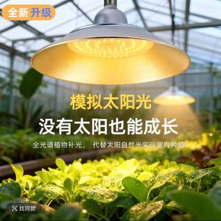 植物补光灯仿太阳全光谱室内阳台农用养殖光照桌面植物灯家用育苗