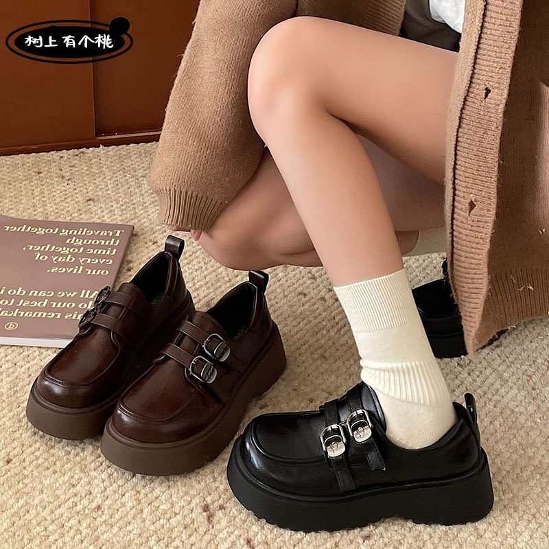 树上有个桃乐福鞋女小皮鞋单鞋