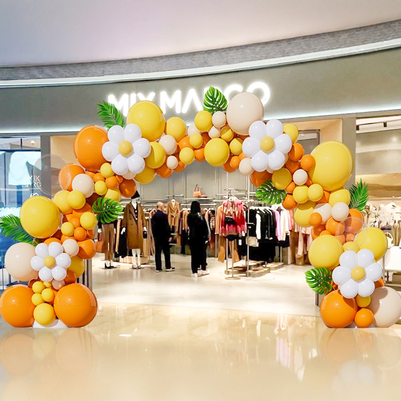 新店开业气氛布置气球拱门套装