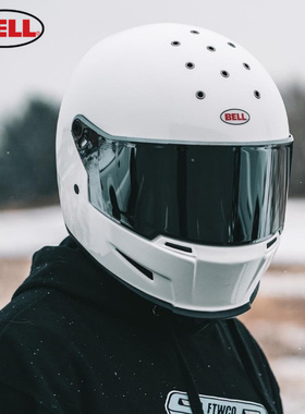 美国BELL贝尔摩托车头盔男女复古机车骑行碳纤维全盔哈雷安全盔