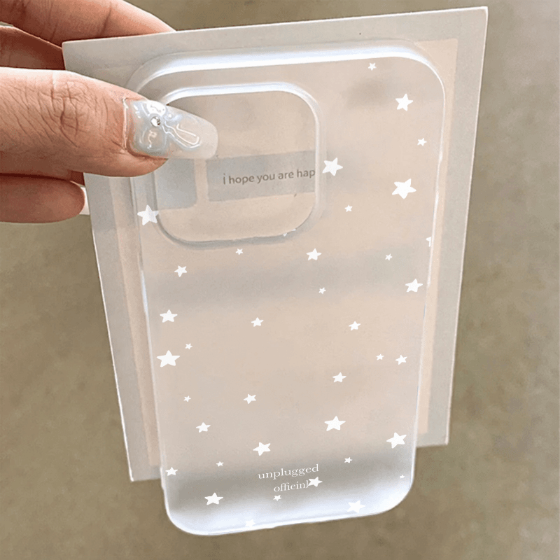 小众简约白星星适用苹果