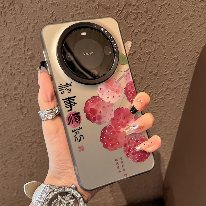 适用于 于华为mate60pro手机保护壳诸事顺利mate70新款高级感mete50矽胶保护套m40全包防摔外壳70pro+的女款