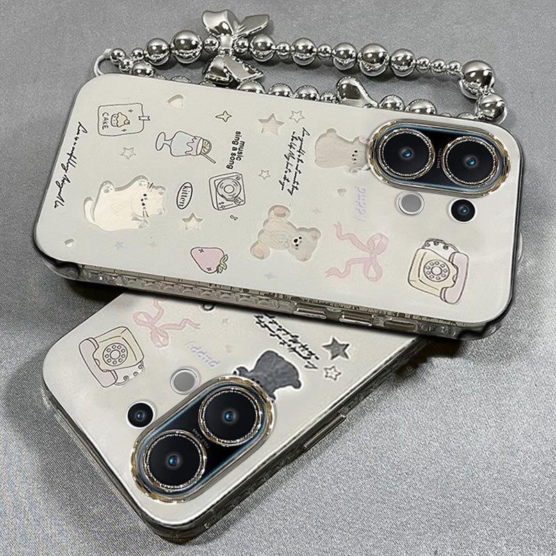 适用蝴蝶结小狗vivos30promini手机壳s20电镀s19羽纱S18E全包S17T防摔S16保护套S15新款S12女S10专用S9新品爆