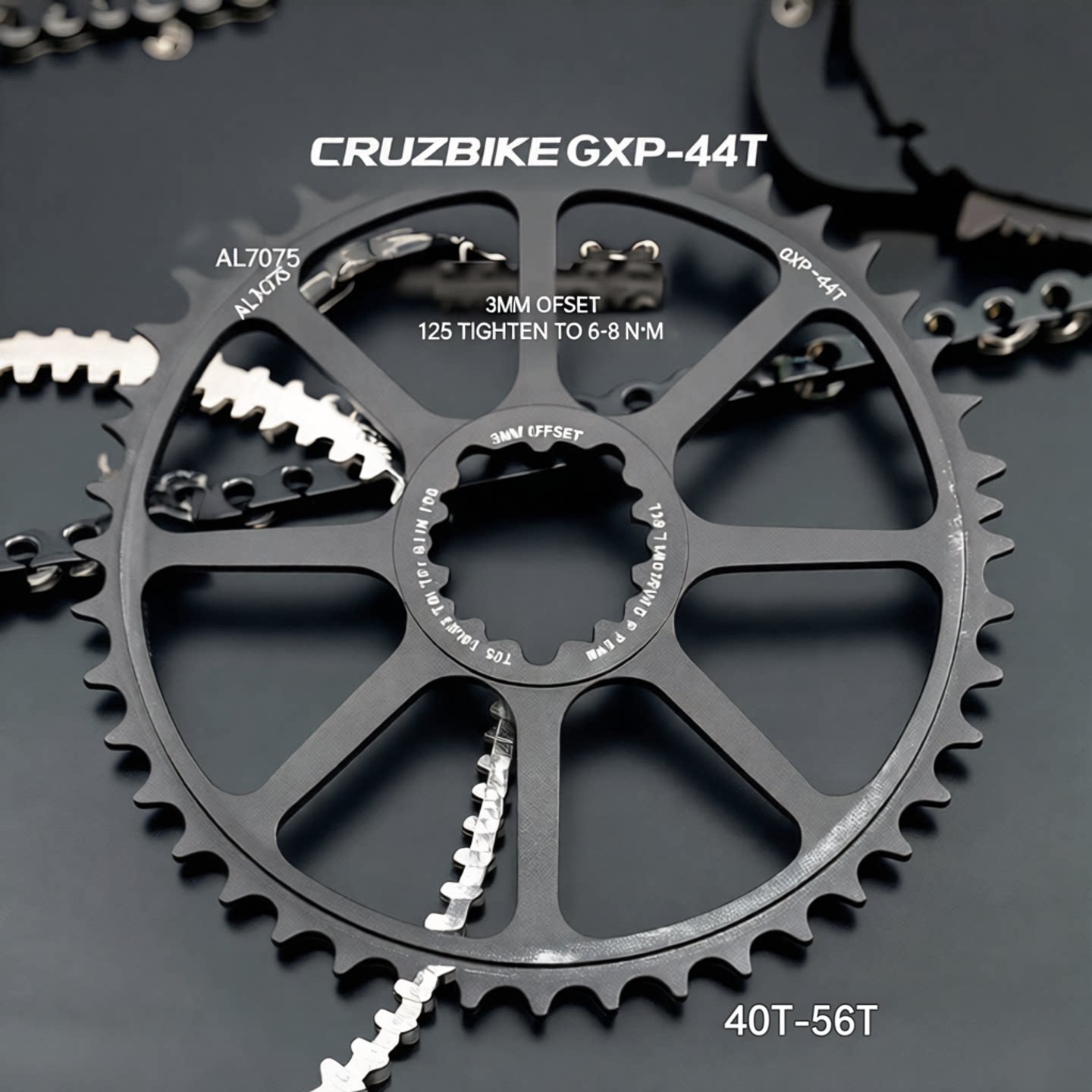 CRUZbike公路自行车单盘GXP盘片
