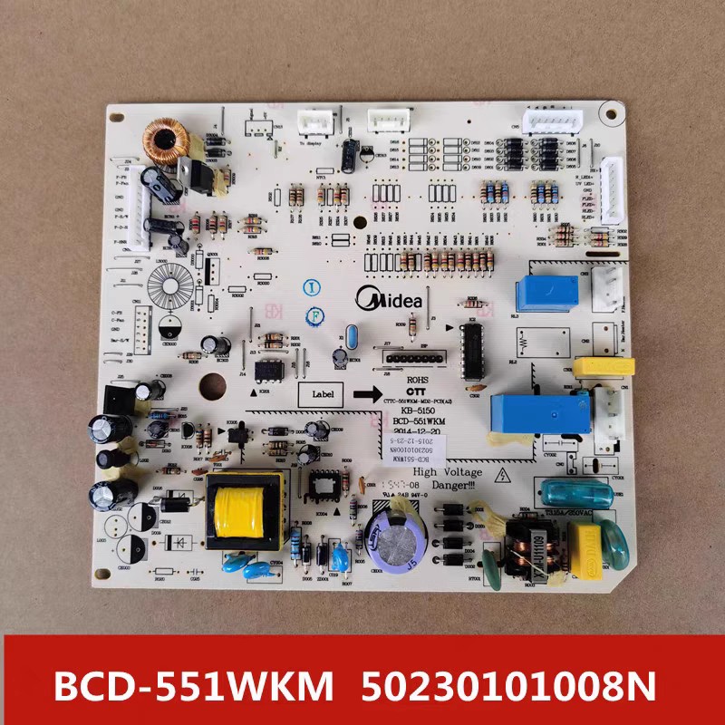 美的电脑板BCD-551WKM冰箱
