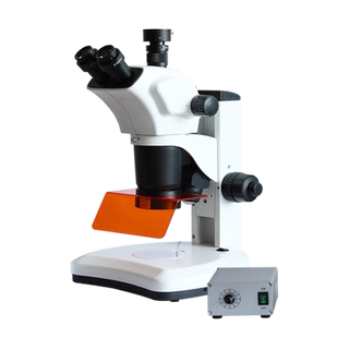 朗齐体视荧光显微镜三目体视接电脑拍照测量导出数据深恶学医学用落射照明两个波段荧光Q-90LED