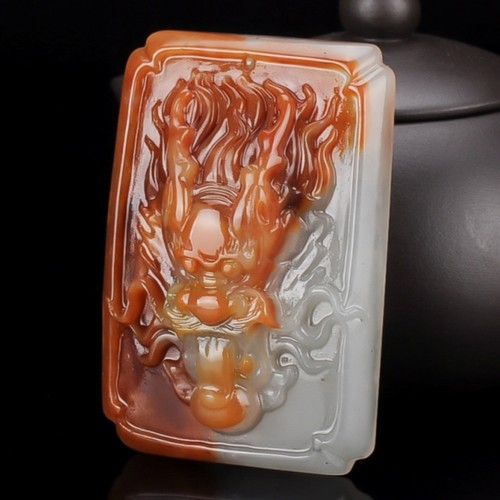 天然男士云南黄龙玉龙头皮带扣腰带扣皮带扣霸气龙牌腰扣腰带挂件