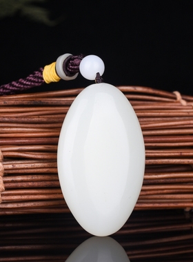 天然和田玉手把件羊脂玉籽料原石手把件白玉原石手玩件玉把玩件