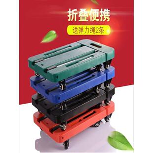 推车搬运可折叠拉杆车家用手拉车便携买菜车拉货平板车快递小拖车