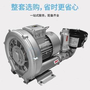 工业吸尘器除尘系统高压鼓风机过滤桶收集灰尘旋涡气泵真空集尘桶