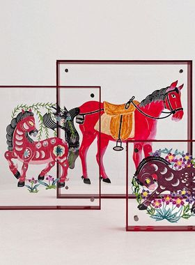 MOMO态生活国风十二生肖马年非