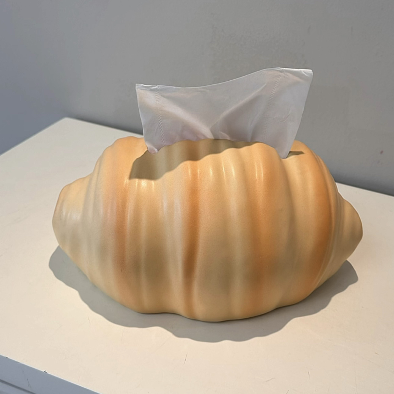 可爱创意可颂牛角包纸巾盒ins高