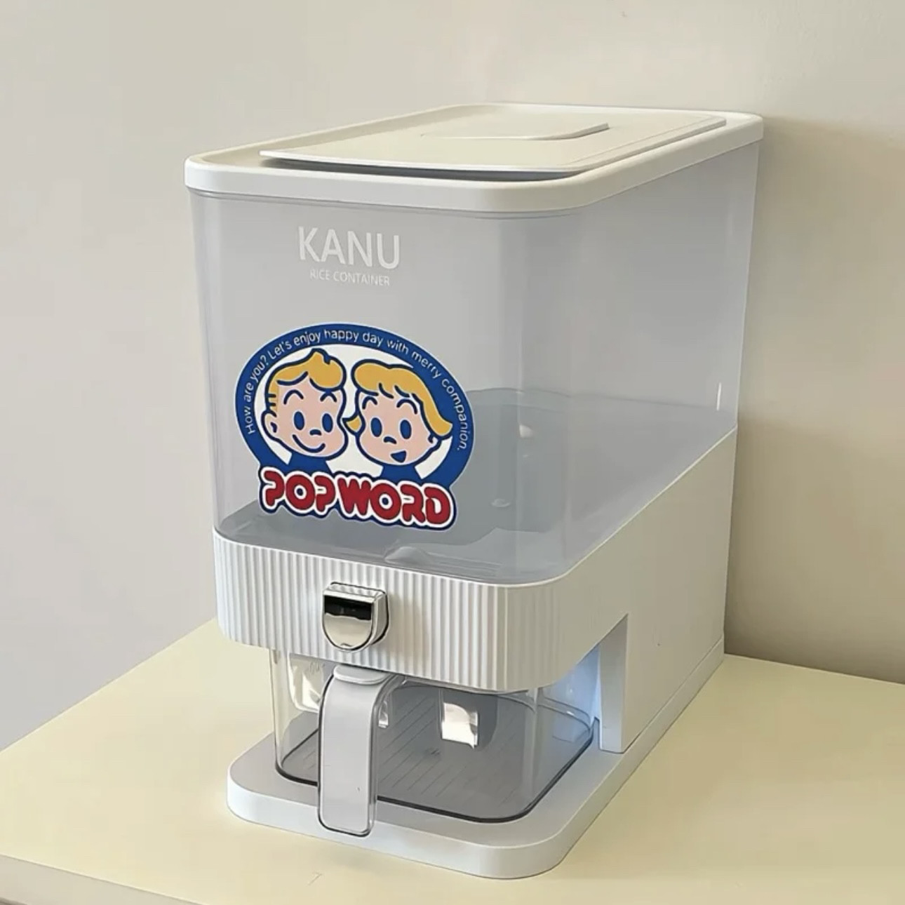 MOMO HOME家居按压米桶防虫防潮密封家用食品级装米箱面粉储存