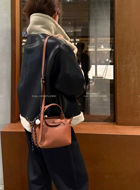 ARAN PLAMM-感手提饺子包通勤时尚休闲单肩斜挎包(配肩带)