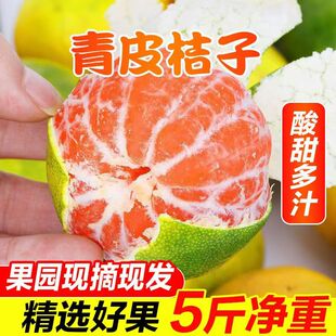 桔子新鲜5斤整箱早熟橘子蜜橘应季薄皮现摘青皮蜜桔包邮