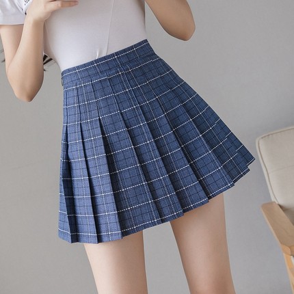 high waist korean style pleated skirt女式高腰韩版半身百褶裙