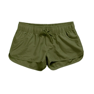 Quick drying fitness volleyball shorts女纯色速干健身排球短裤