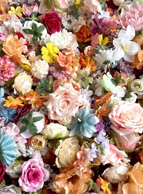 清仓库存仿真花假花绢花簪花