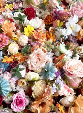 清仓库存仿真花假花绢花簪花