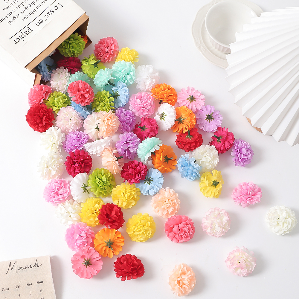 仿真绣球花朵假花绢花簪花