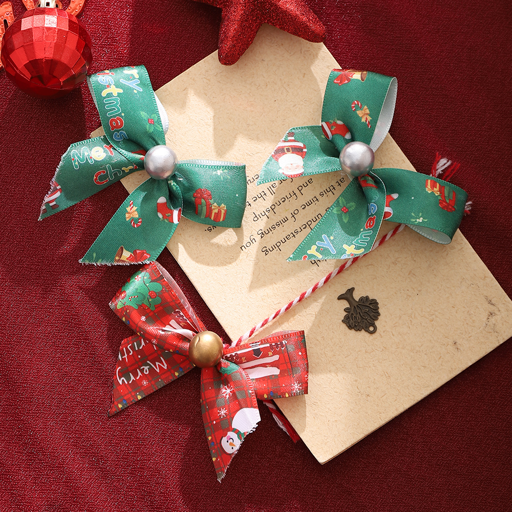 圣诞装饰蝴蝶结圣诞树diy装饰