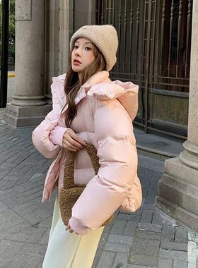 网红同款棉服女短款2026