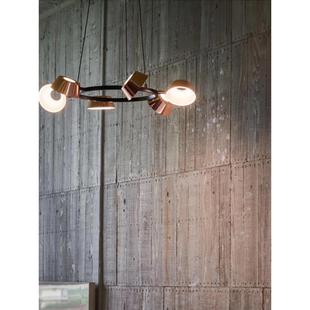 台湾seeddesign设计师款客厅吊灯轻奢北欧创意环形样板间卧室灯具