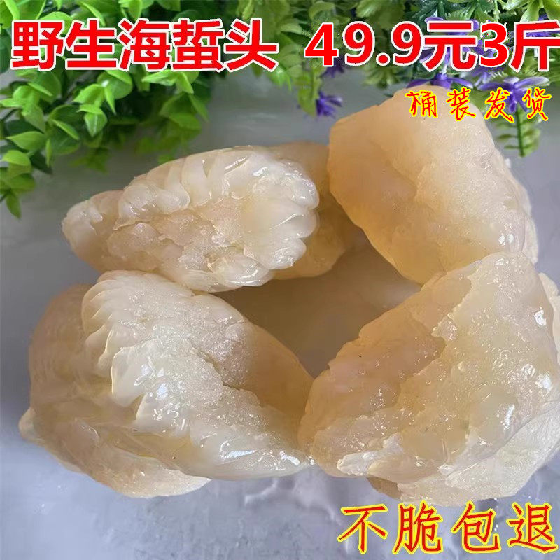 海蜇头口感非常脆凉拌菜