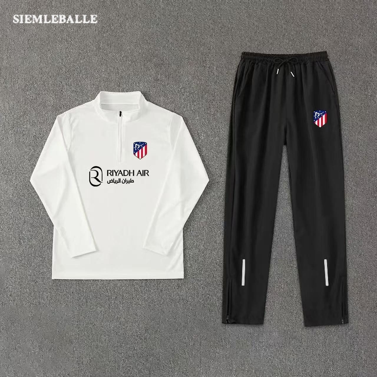 2425新款利物浦足球服训练拉链套装运动速干立领长袖健身跑步长裤