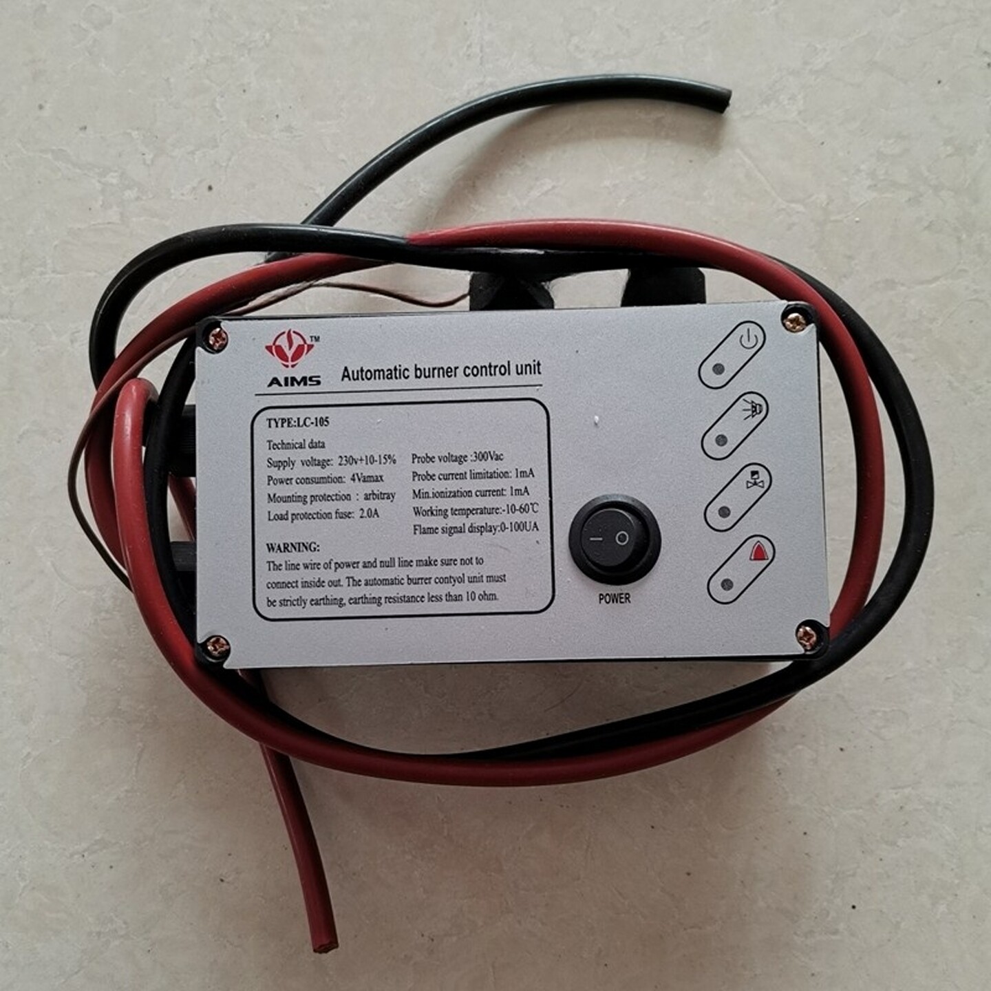 燃烧机烧嘴点火器点火变压器高压包自动燃烧器控制器AIMSLC-105