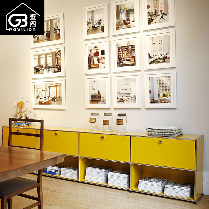 餐边柜展示柜储藏中古风模块USM