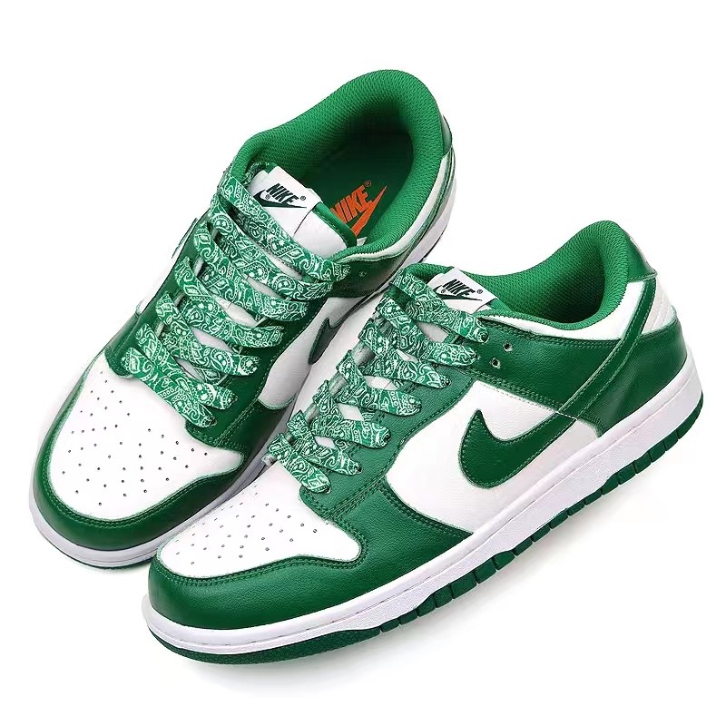 适配nikeaj1af1空军一号dunk白绿板鞋腰果花渐变色鞋带