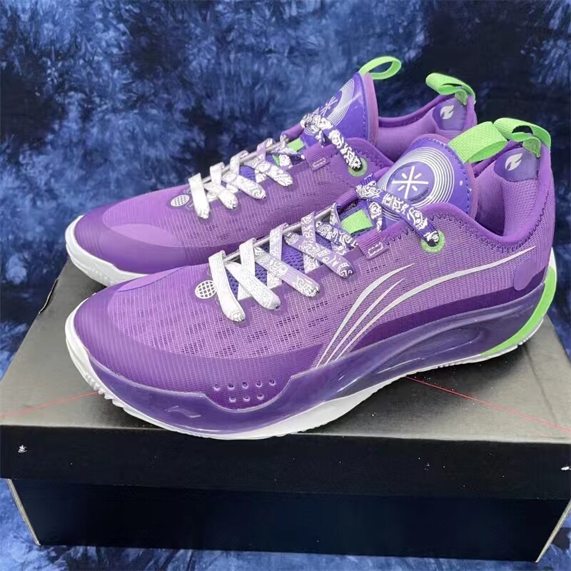 适配韦德之道808石英紫薰衣草腰果花渐变色反光鞋带原装品质