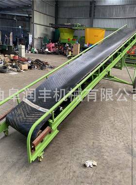 码头粮食送机小玉米装袋皮带机输加长款输RFSS-60养麦殖场饲料运