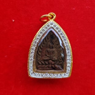 泰国佛牌 龙婆遮 2551 金达曼尼 金达玛尼 座山 意大利金壳