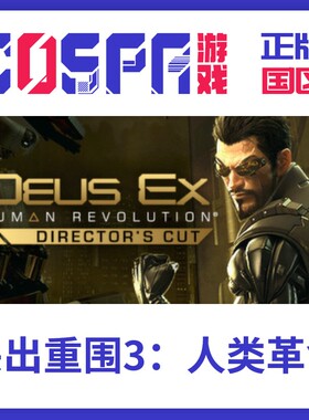 steam 正版 国区 激活码 杀出重围3：人类革命 激活入库 key cdke